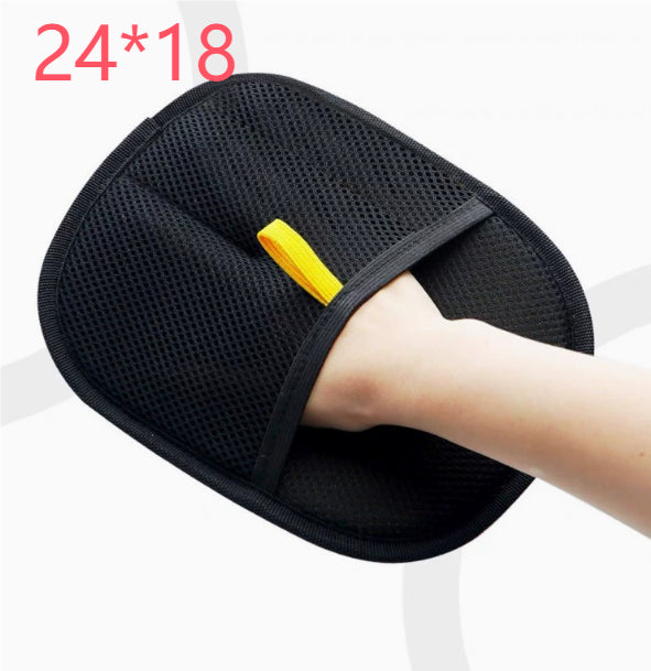 Pet Hair Remover Gloves | Deshedding Grooming & Bathing Brush for Dogs & Cats