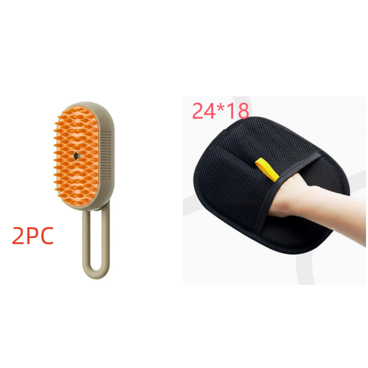 3-in-1 Steam Pet Grooming Brush